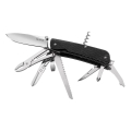 Ruike RULD51 - Faca de bolso multifuncional TREKKER 11,4 cm/17 funções preto