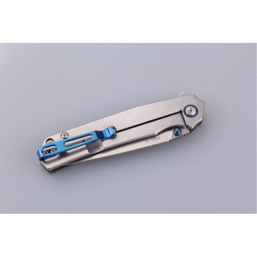 Ruike RUP801SF - Canivete de bolso dobrável 20 cm prata