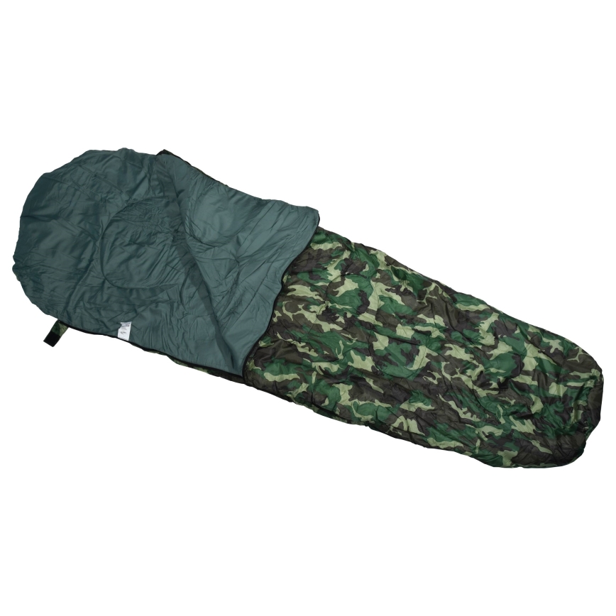 Saco de cama camuflagem múmia