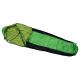 Saco de cama múmia verde/preto