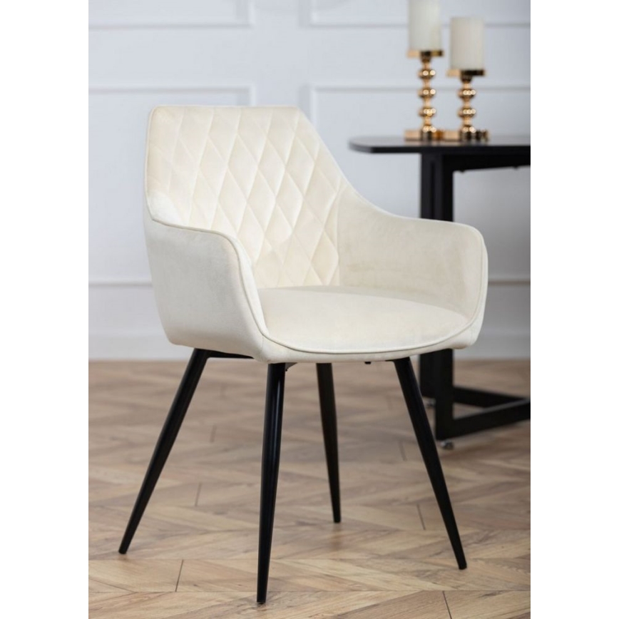 CONJUNTO 2x Cadeira de Jantar SAMETTI creme