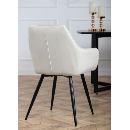 CONJUNTO 2x Cadeira de Jantar SAMETTI creme