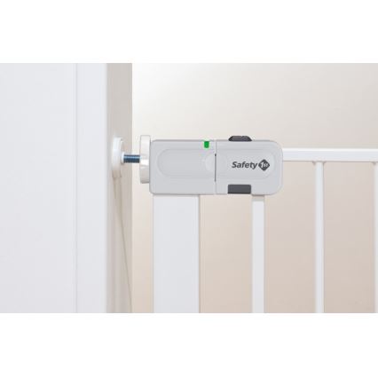 Safety 1st - Grade de protecție AUTO CLOSE albă