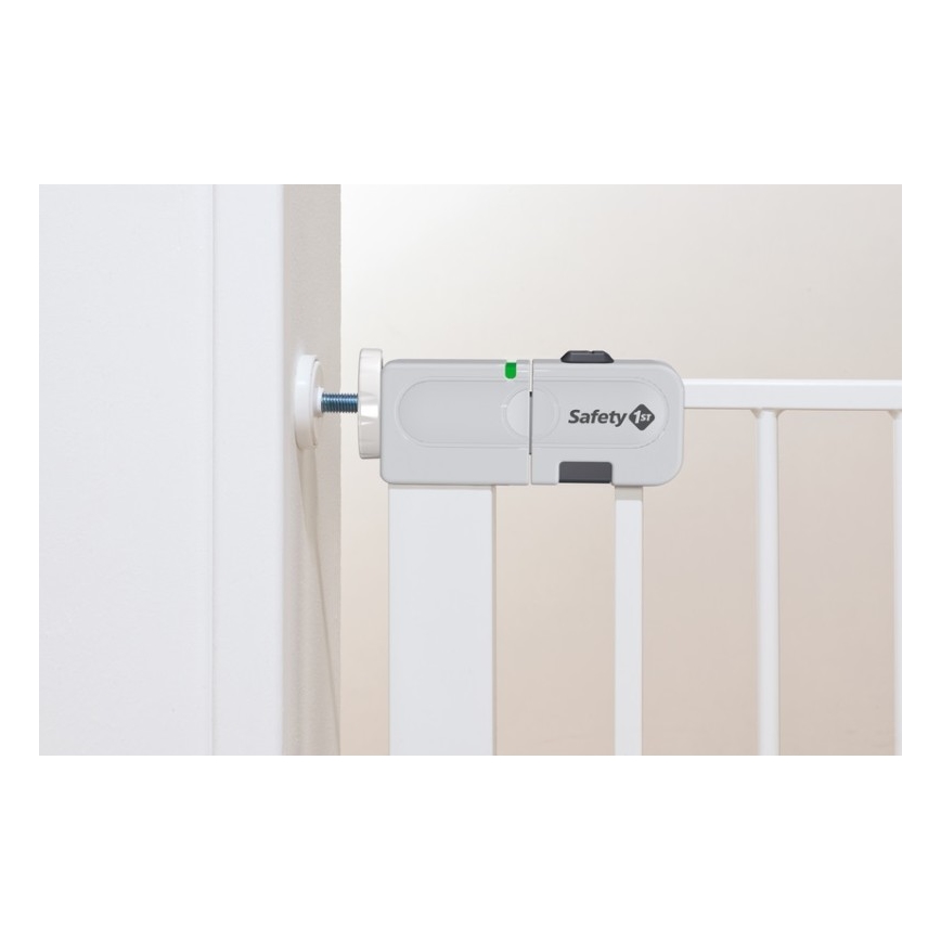 Safety 1st - Grade de protecție AUTO CLOSE albă