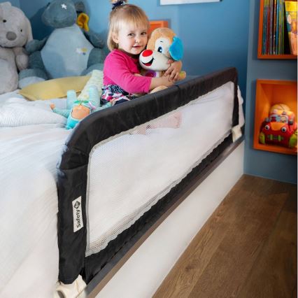 Safety 1st - Barreira de segurança para cama de viagem preta