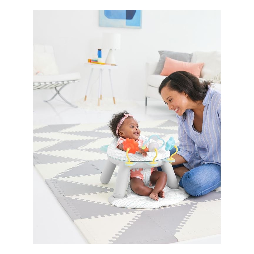 Saltar Hop - Puzzle de espuma 72pcs cinzento/ bege