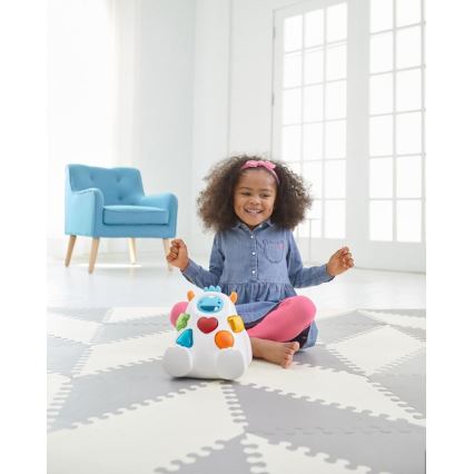 Saltar Hop - Puzzle de espuma 72pcs cinzento/ bege