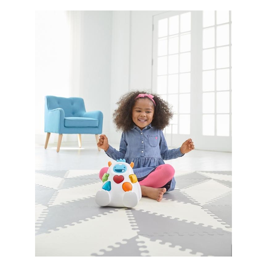 Saltar Hop - Puzzle de espuma 72pcs cinzento/ bege