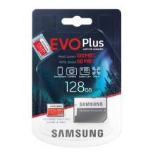 Samsung - MicroSDXC 128GB EVO + U3 100MB/s + adaptador SD
