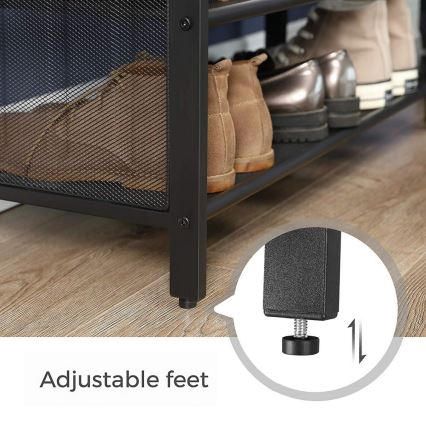 Sapateira DAVOR castanha/preta