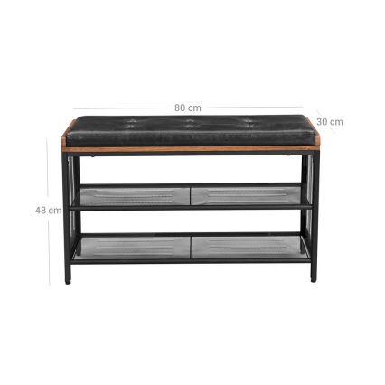 Sapateira DAVOR castanha/preta