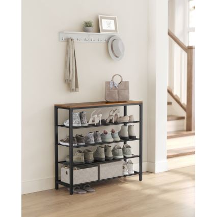 Sapateira DAVOR castanho/preto