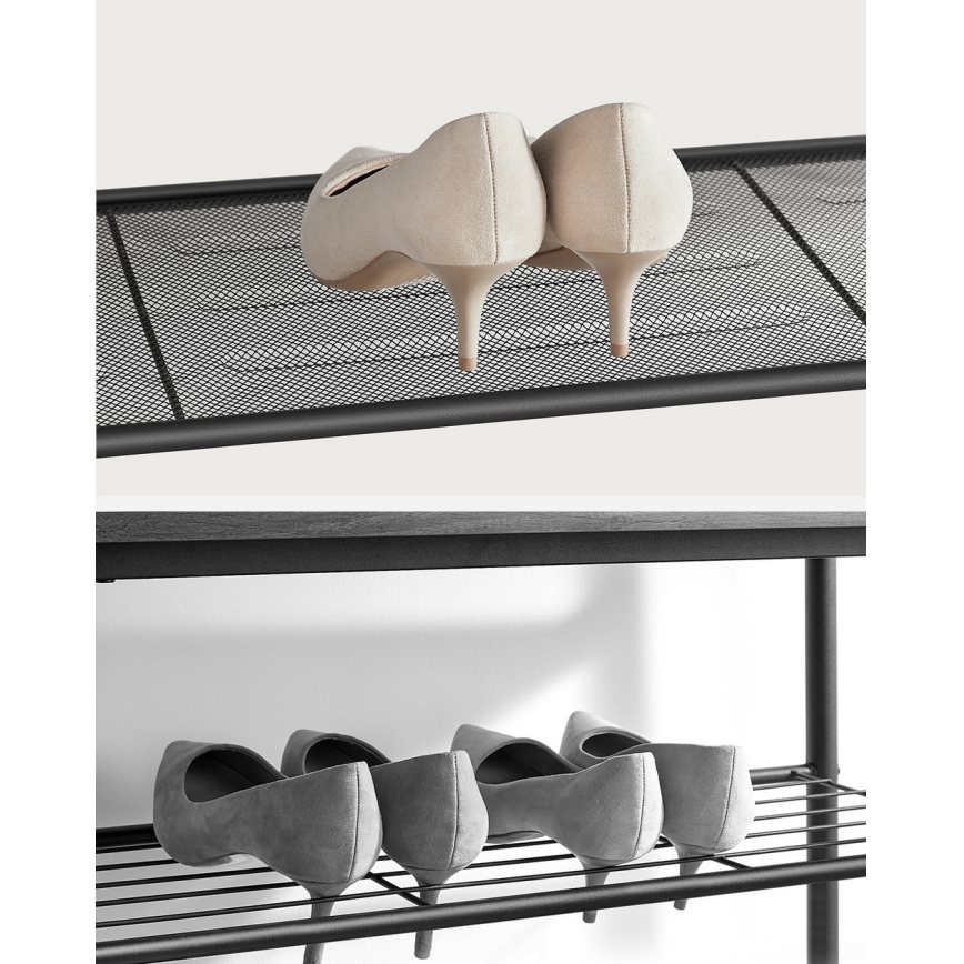 Sapateira DAVOR castanho/preto