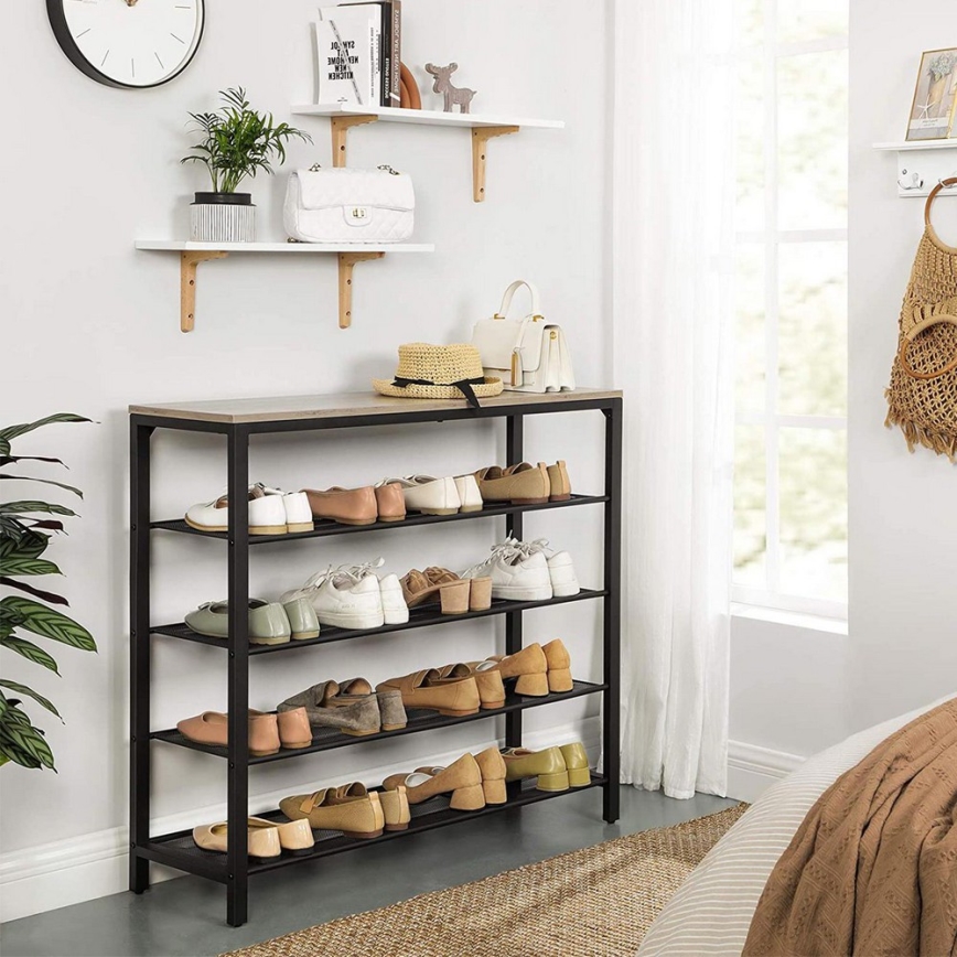 Sapateira DAVOR cinzenta/preta