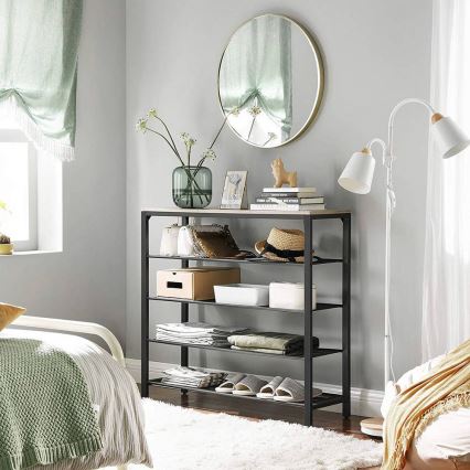 Sapateira DAVOR cinzenta/preta