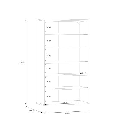 Sapateira ETON carvalho artesanal