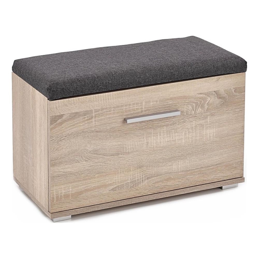 Sapateira LIMA 45x70 cm cinzento/carvalho sonoma