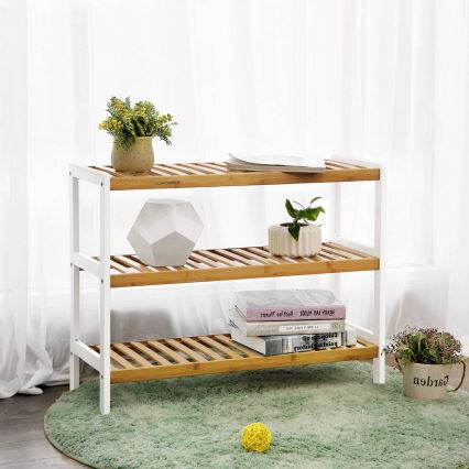 Sapateira MATE castanha/branca