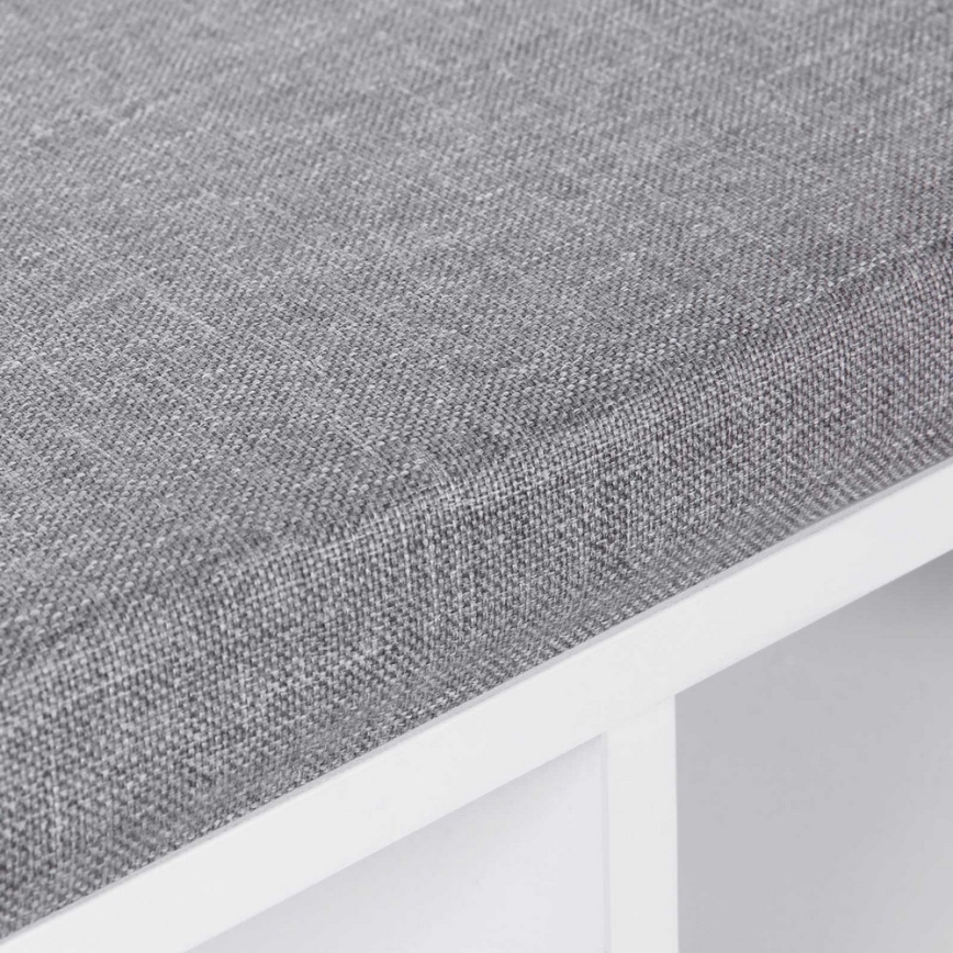 Sapateira VOREN branca/cinza