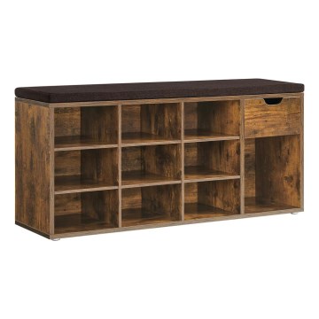 Sapateira VOREN castanha/preta