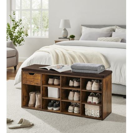 Sapateira VOREN castanha/preta