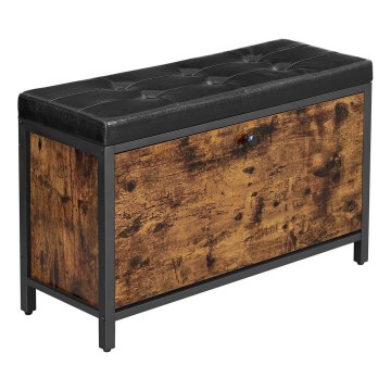 Sapateira VOREN castanha/preta