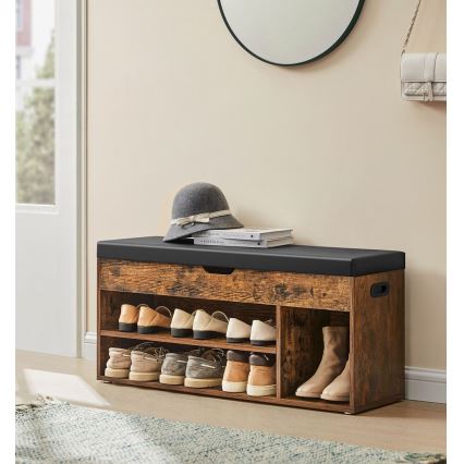 Sapateira VOREN castanha/preta