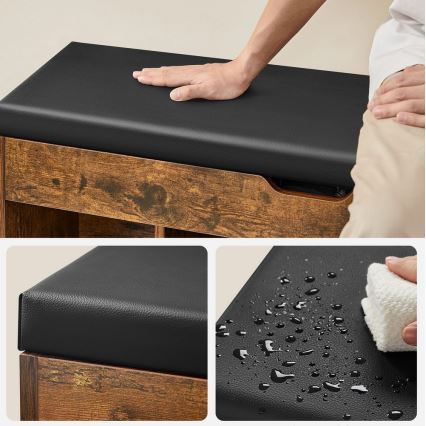 Sapateira VOREN castanha/preta