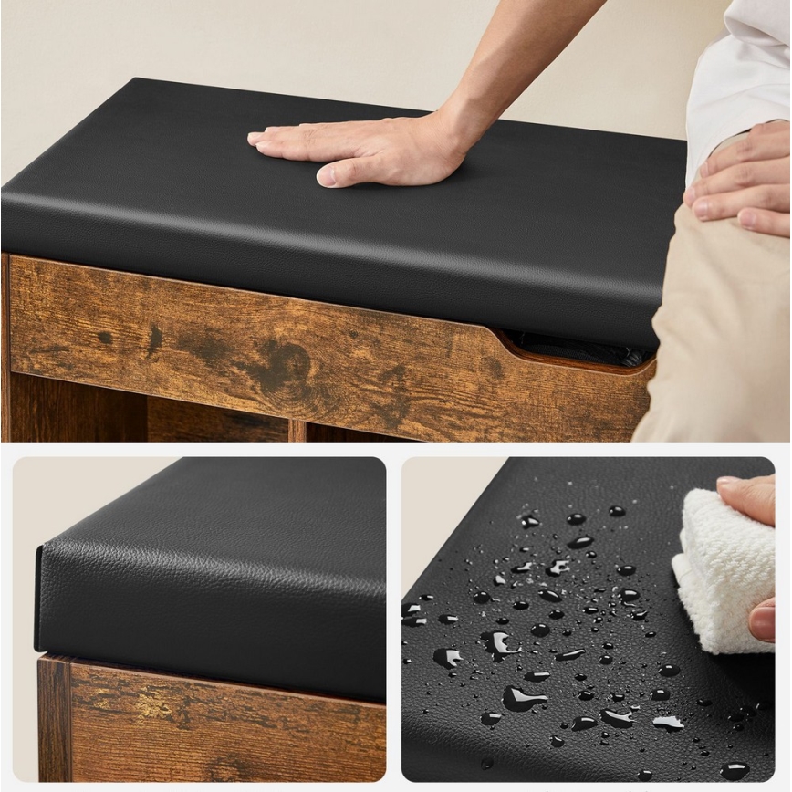 Sapateira VOREN castanha/preta