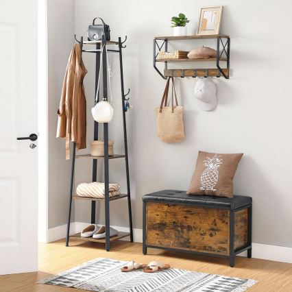 Sapateira VOREN castanha/preta