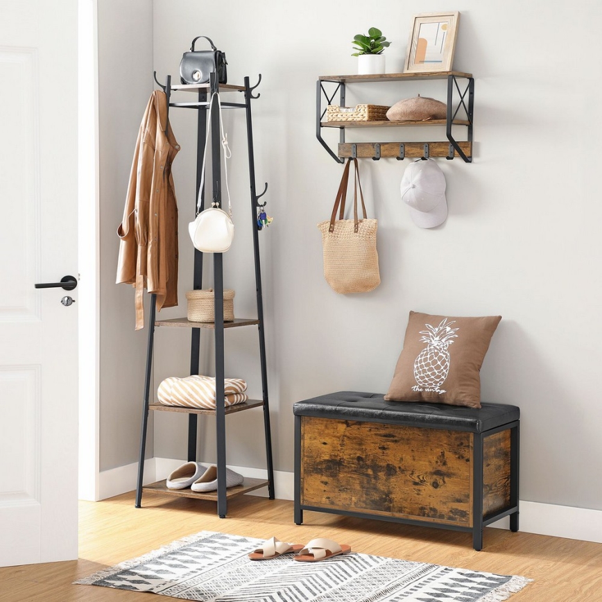 Sapateira VOREN castanha/preta