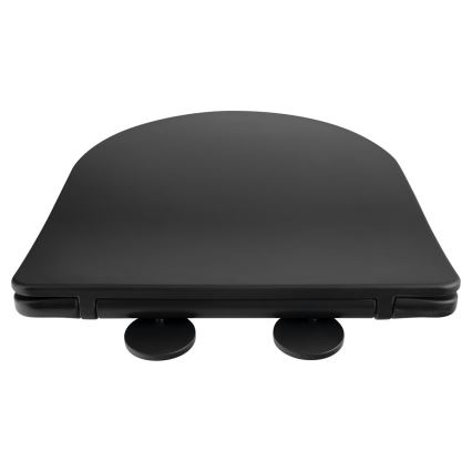 Sapho - Assento de sanita PACO com fecho suave, preto