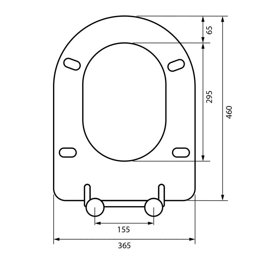Sapho - Assento para sanita SoftClose cinzento