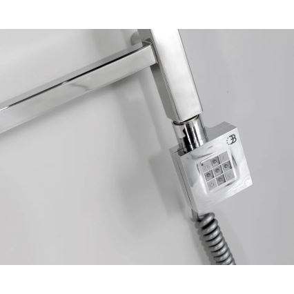 Sapho - Barra de aquecimento com termóstato KTX 400W, cromado brilhante