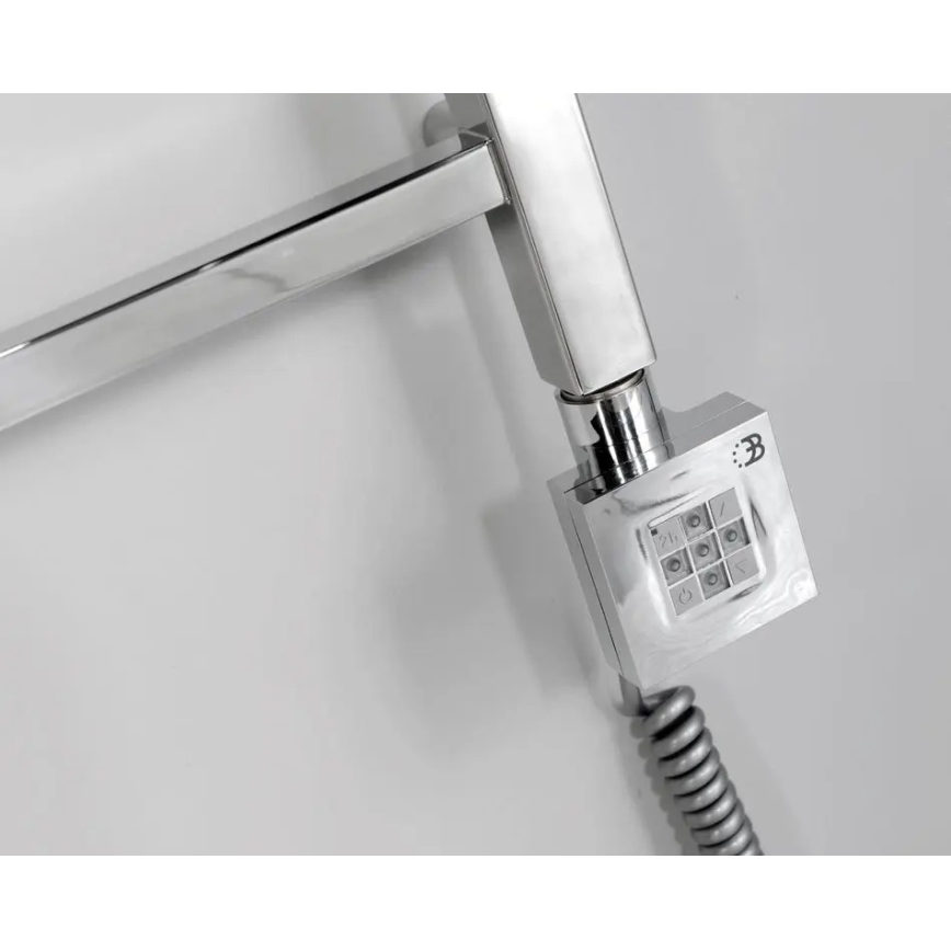 Sapho - Barra de aquecimento com termóstato KTX 400W, cromado brilhante