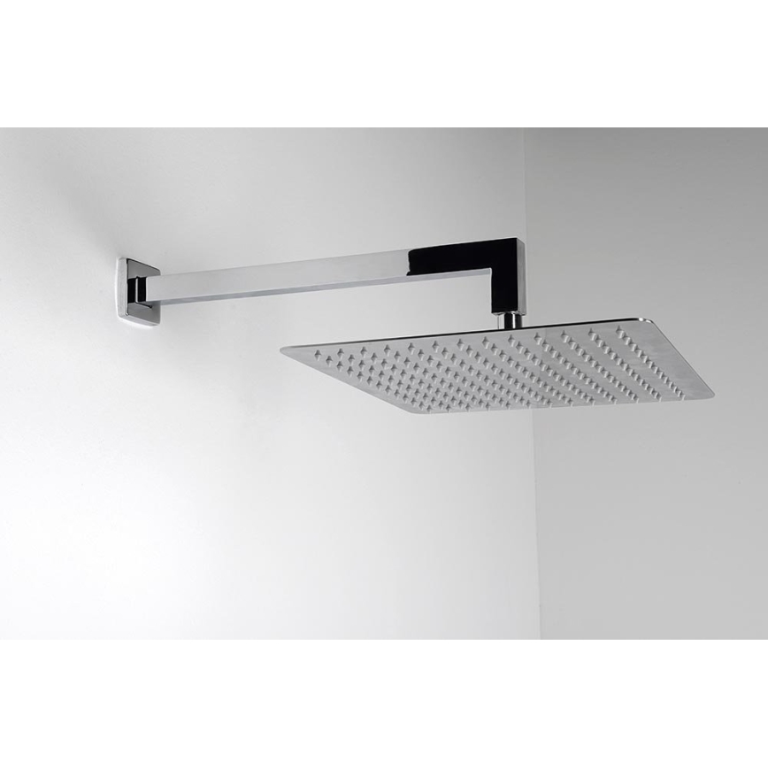 Sapho - Braço de chuveiro angular 40 cm cromado brilhante