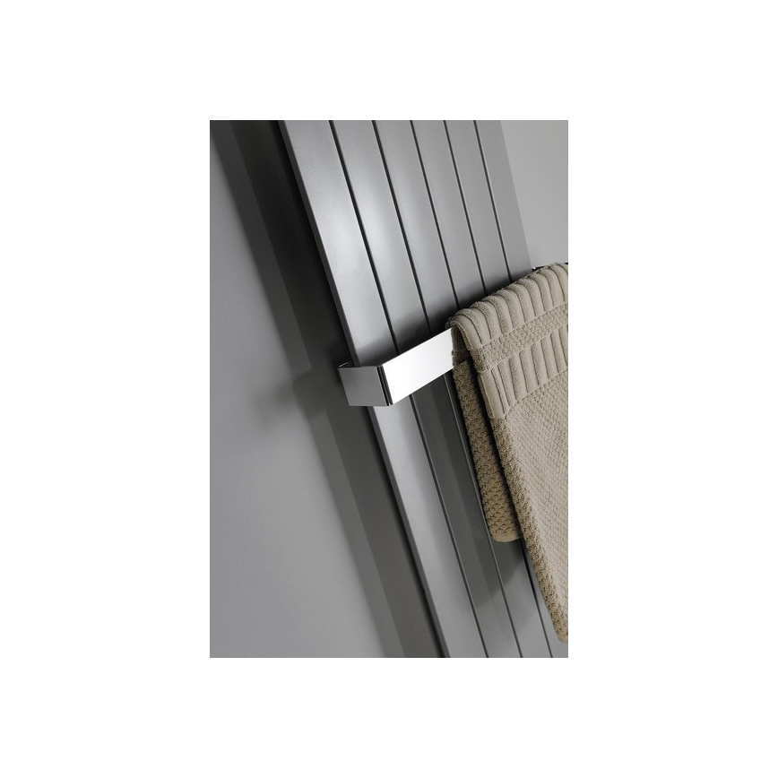 Sapho - Cabide de parede para toalhas COLONNA 8x34 cm aço inoxidável polido