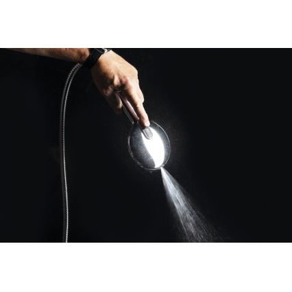 Sapho - Chuveiro de mão com modo de enxágue, cromo brilhante