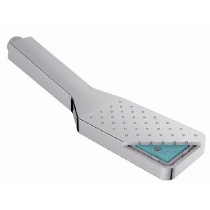 Sapho - Chuveiro de mão com sistema autolimpante, cromo brilhante