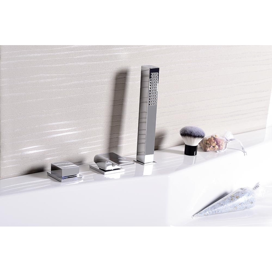 Sapho - Chuveiro de mão cromado brilhante