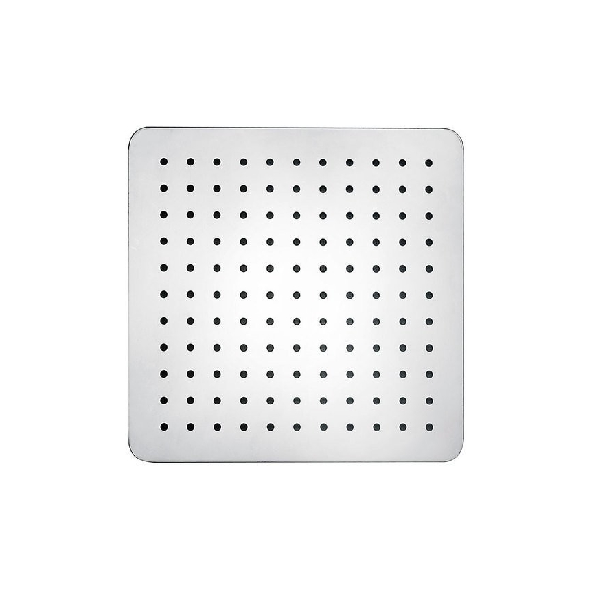 Sapho - Chuveiro de teto SLIM 25x25 cm polido aço inoxidável