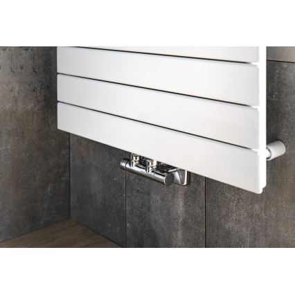 Sapho - Conjunto de válvulas para ligação central TWIN, cromado brilhante