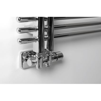 Sapho - Conjunto termostático de ligação para instalação central TWIN COMBI, lado direito/cromo brilhante