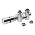 Sapho - Conjunto termostático de ligação para conexão central TWIN COMBI esquerdo/cromado brilhante
