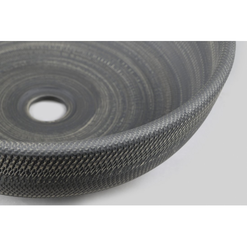 Sapho - Cuba de apoio PRIORI Ø 41 cm cerâmica/cinza