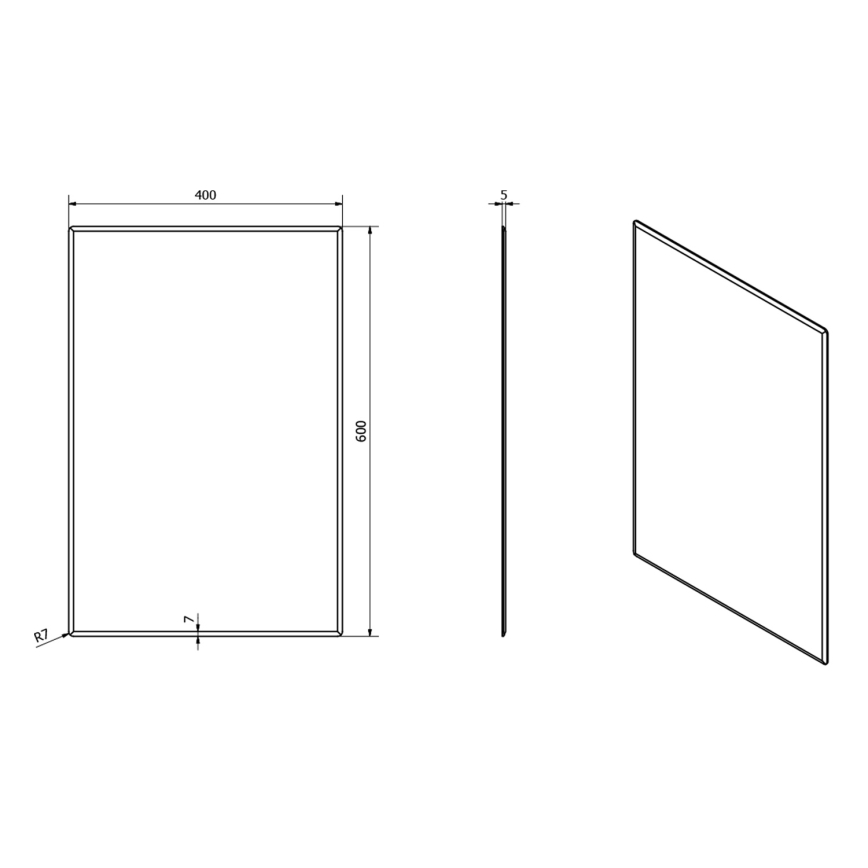 Sapho - Espelho ACCORD 40x60 cm