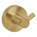 Sapho - Gancho de parede duplo X-ROUND 5,5x5 cm dourado