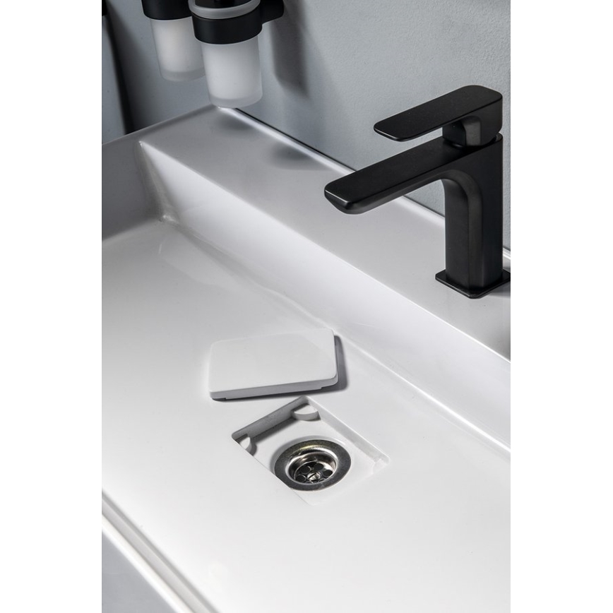 Sapho - Lavatório de bancada GODIVA 68x44 cm mármore/branco