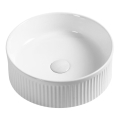 Sapho - Lavatório de bancada PICOBELLO, diâmetro 37 cm, cerâmica/branco