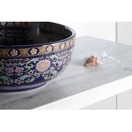 Sapho - Lavatório de bancada PRIORI Ø 41 cm cerâmica/multicolorido